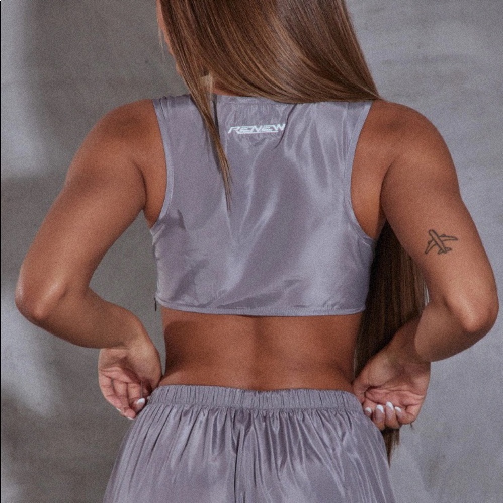 PLT RENEW Grey Shell Panel Detail Corset - Picture 2 of 6